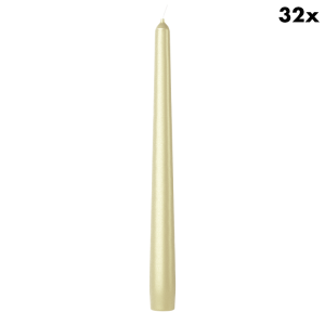 Bolsius gladde dinerkaarsen metallic – zilver wit – 24,5 cm Bolsius gladde dinerkaarsen metallic – zilver wit – 24,5 cm