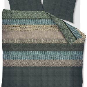 Beddinghouse Enzo dekbedovertrek – Tweepersoons – 200×200/220 cm – Gro Beddinghouse Enzo dekbedovertrek – Tweepersoons – 200×200/220 cm – Gro