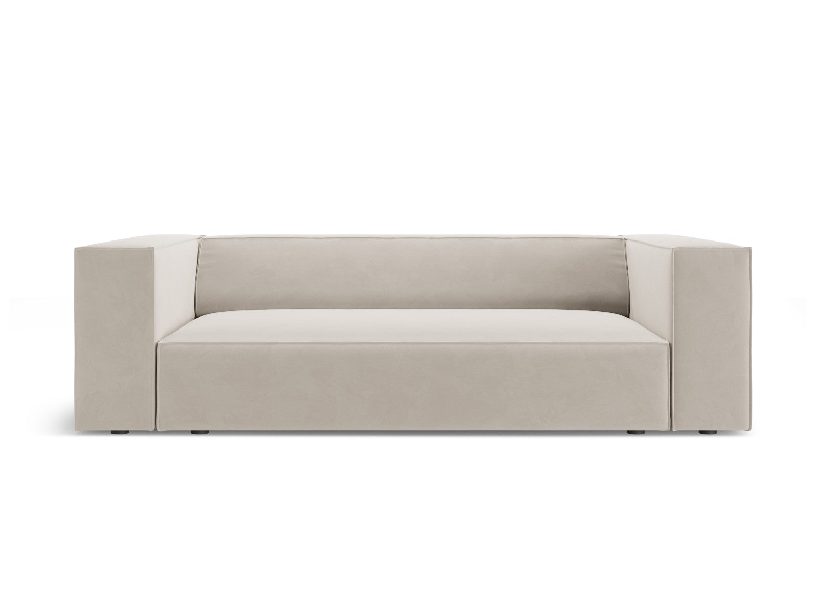Cosmopolitan Design Bank Arendal 2-zits, flueel ecru - 102x180x70cm