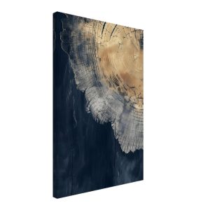 Artfulprints Canvas Abstract wood rings canvas – 40×60 cm – Blauw Artfulprints Canvas Abstract wood rings canvas – 40×60 cm – Blauw