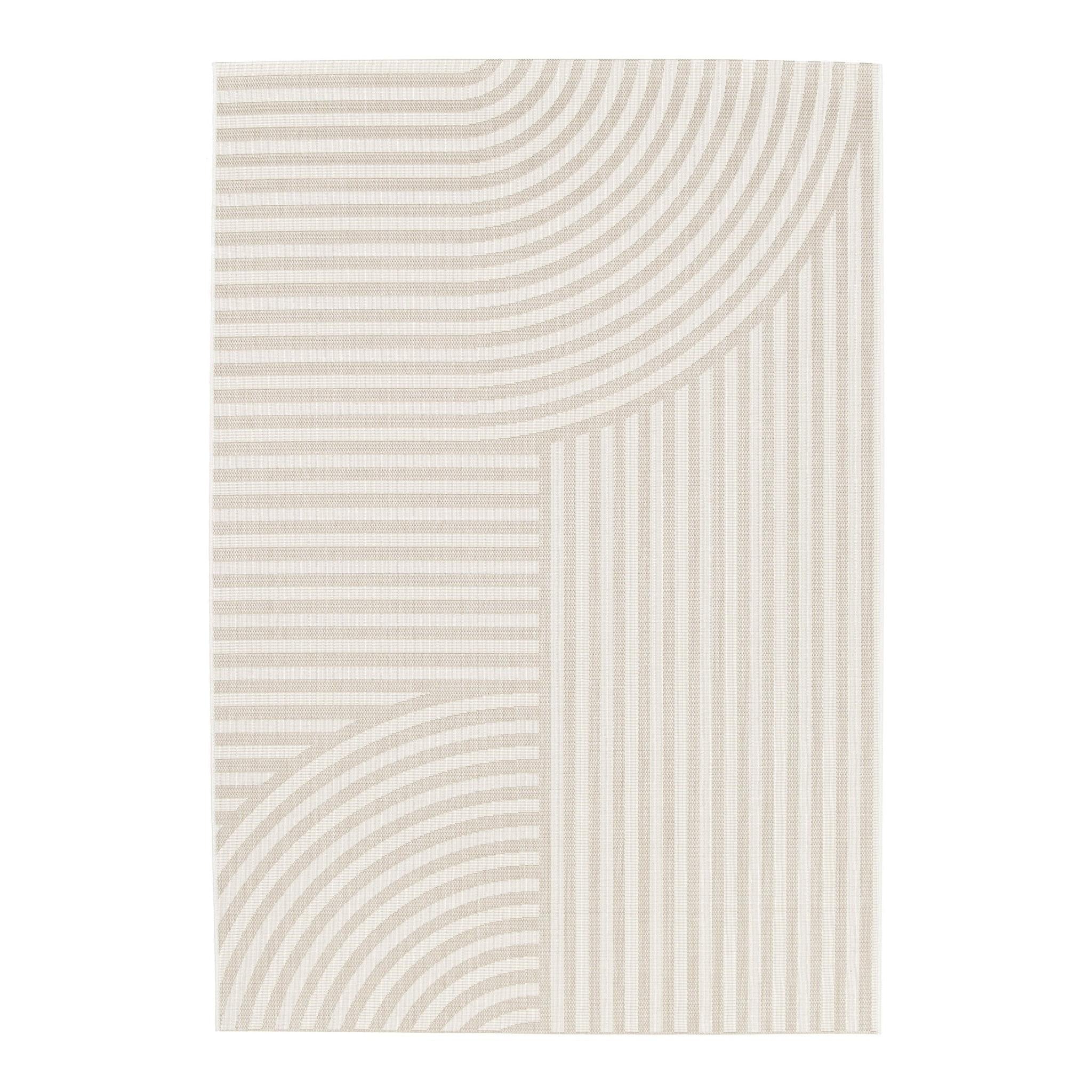 AFK Living vloerkleed Ondine - voor binnen en buiten - beige - 120 x 1