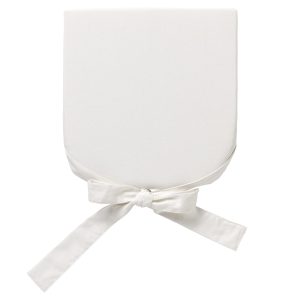 JAVA – stoelkussen 40×40 cm – 100% katoen – met lint – Snow White – wi JAVA – stoelkussen 40×40 cm – 100% katoen – met lint – Snow White – wi