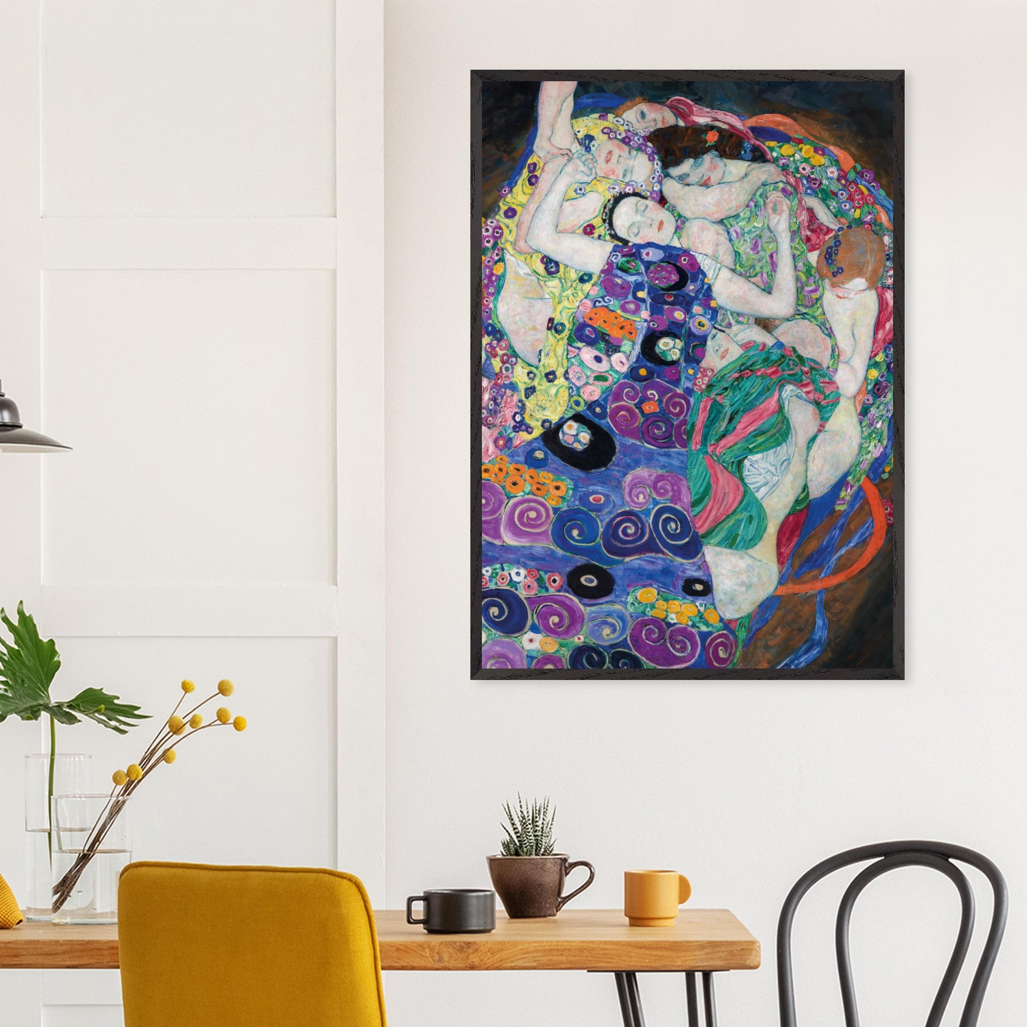 Artfulprints Poster Gustav Klimt - The maiden - 70x100 cm - Meerkleuri