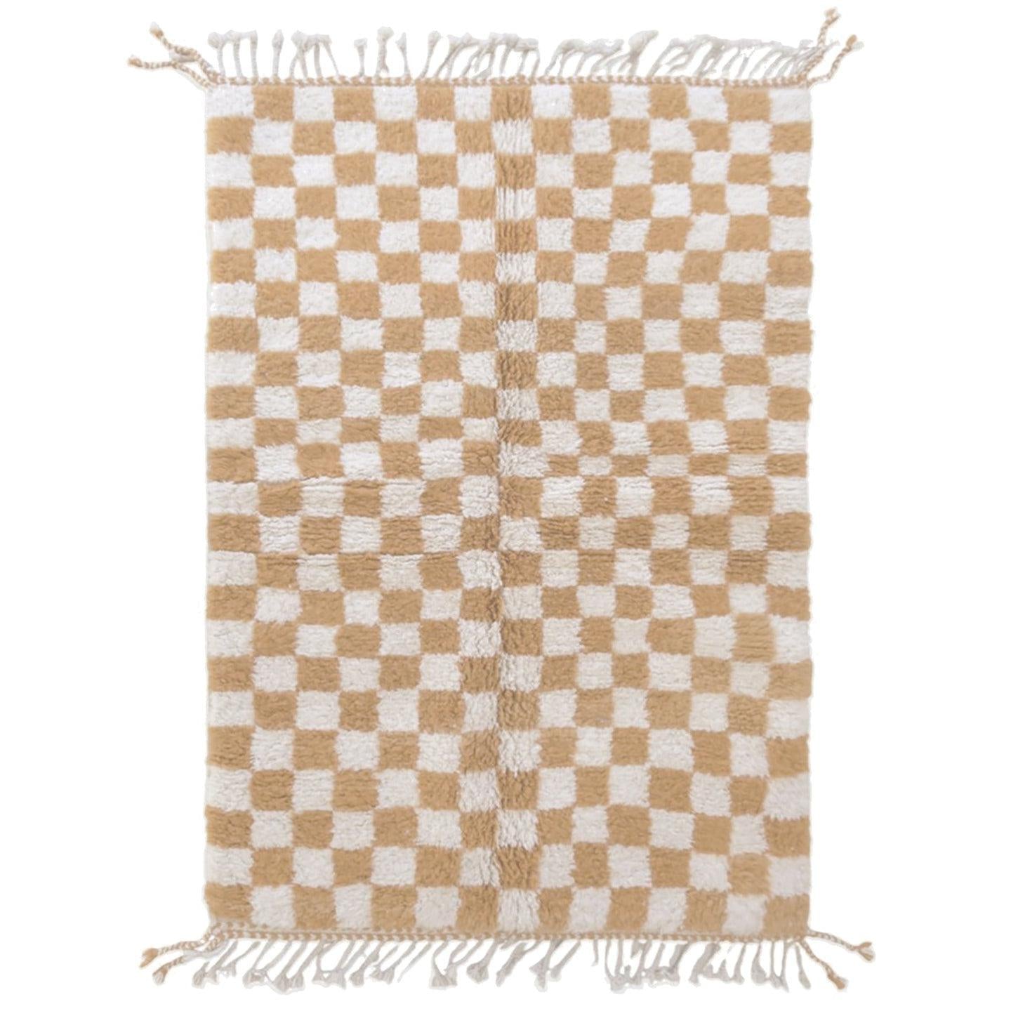AFK Living vloerkleed Berber - handgemaakt - Wol - 164 x 251 cm