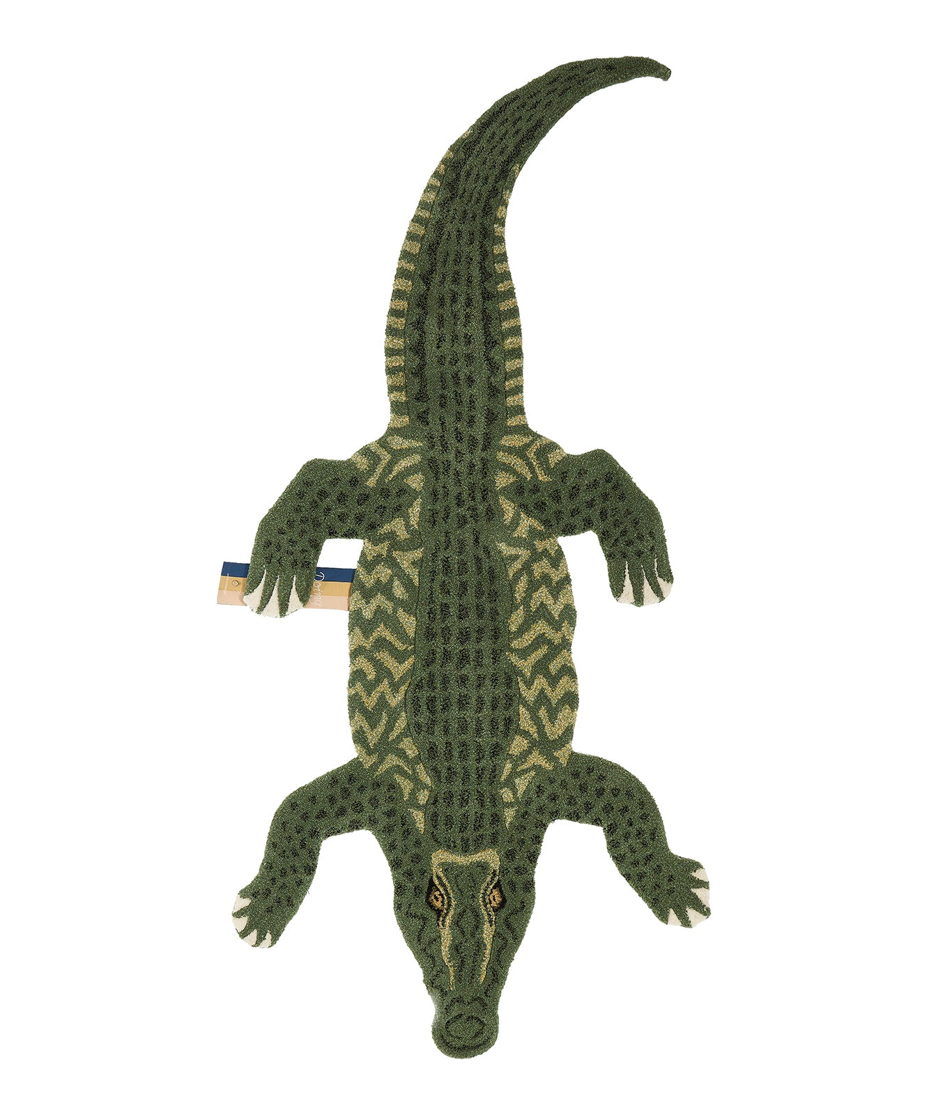 Doing Goods Coolio Krokodil Vloerkleed - Groot 202 x 89 x 2 cm - 100%