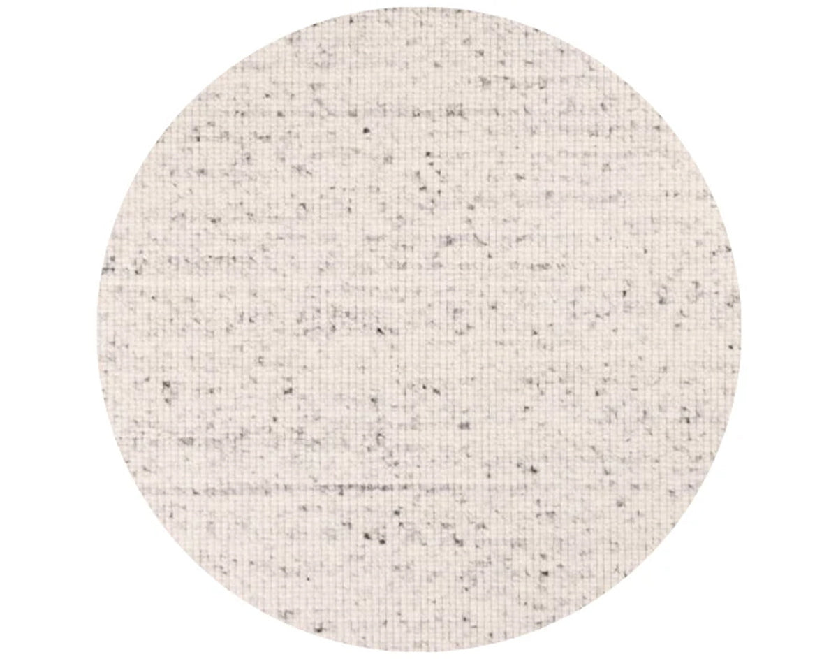 DÉJA Living Vloerkleed Bela - Rond Lichtgrijs Wol - Ø200cm