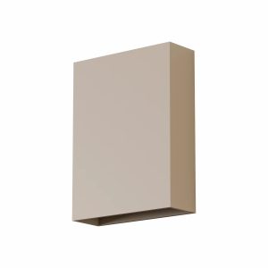 Artdelight wandlamp Memphis – 2 lichts – 4 x 16 cm – champagne Artdelight wandlamp Memphis – 2 lichts – 4 x 16 cm – champagne
