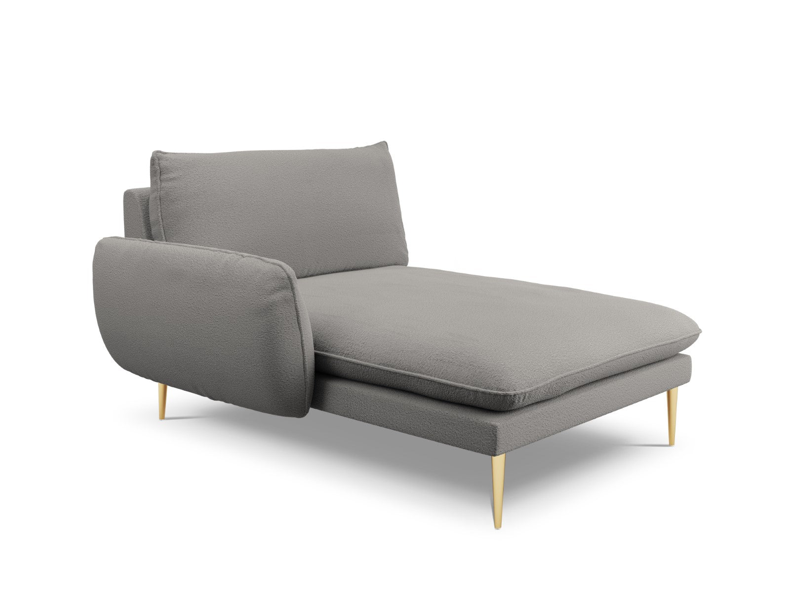 Cosmopolitan Design linker meridiaan Vienna boucle, grijs - 170x110x95