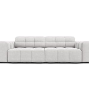 Cosmopolitan Design Bank Chicago 3-zits, flueel geld – 102x212x78cm Cosmopolitan Design Bank Chicago 3-zits, flueel geld – 102x212x78cm