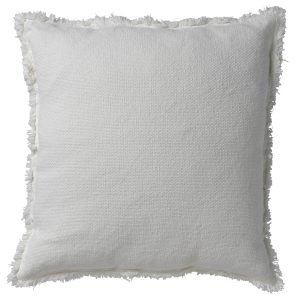 BURTO – sierkussen 60×60 cm – gewassen katoen – Snow White – wit BURTO – sierkussen 60×60 cm – gewassen katoen – Snow White – wit
