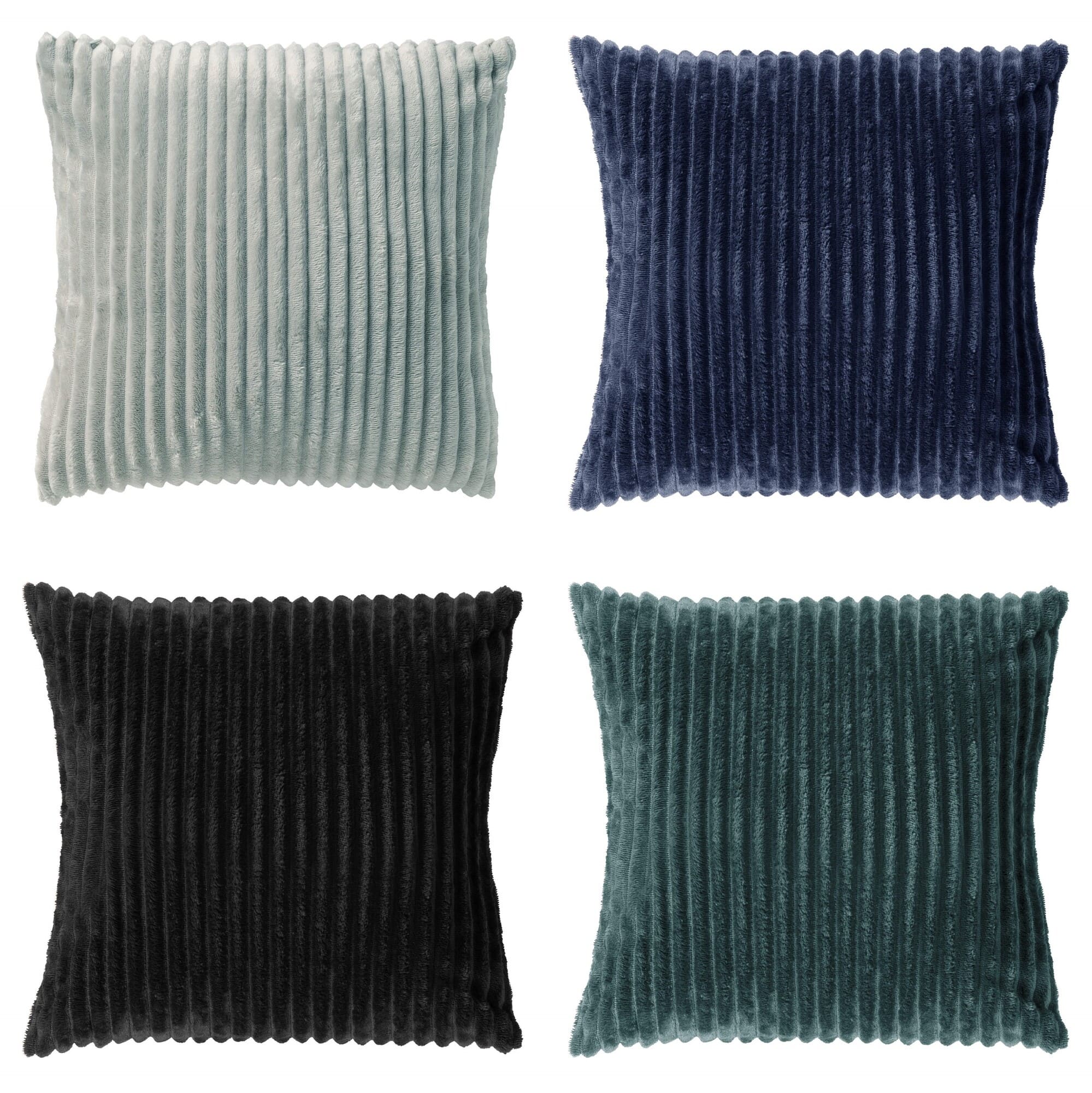 KUSSENSET - 4-delig - Corduroy Quartet - 45x45 cm - inclusief binnenku