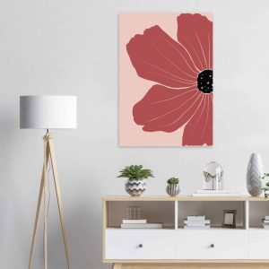 Artfulprints Poster Boho – Red poppy – 70×100 cm – Rood Artfulprints Poster Boho – Red poppy – 70×100 cm – Rood