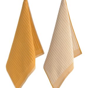 Calma House Keukenhanddoeken (set van 2 stuks) Lisboa – Mosterd – 50×5 Calma House Keukenhanddoeken (set van 2 stuks) Lisboa – Mosterd – 50×5