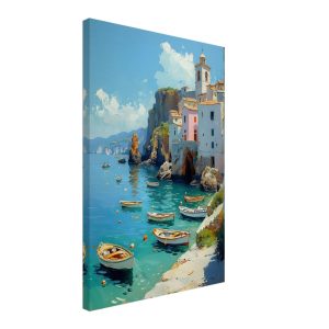 Artfulprints Canvas Harbour breeze canvas – 40×60 cm – Blauw Artfulprints Canvas Harbour breeze canvas – 40×60 cm – Blauw