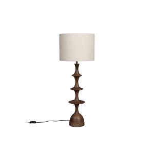 Dutchbone Cath Tafellamp Hout Bruin Dutchbone Cath Tafellamp Hout Bruin