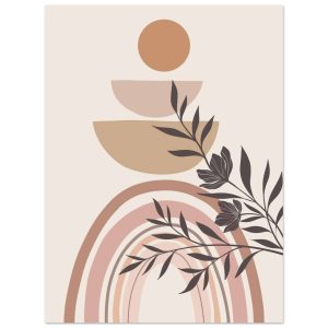 Artfulprints Poster Boho – Harmony curve – 30×40 cm – beige Artfulprints Poster Boho – Harmony curve – 30×40 cm – beige