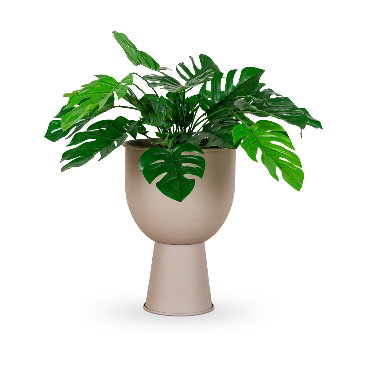 Artichok Fenna bloempot op voet - beige
