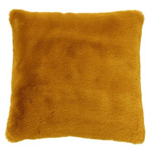 ZAYA – sierkussen 45×45 cm – bontlook – effen kleur – Chai Tea – geel ZAYA – sierkussen 45×45 cm – bontlook – effen kleur – Chai Tea – geel