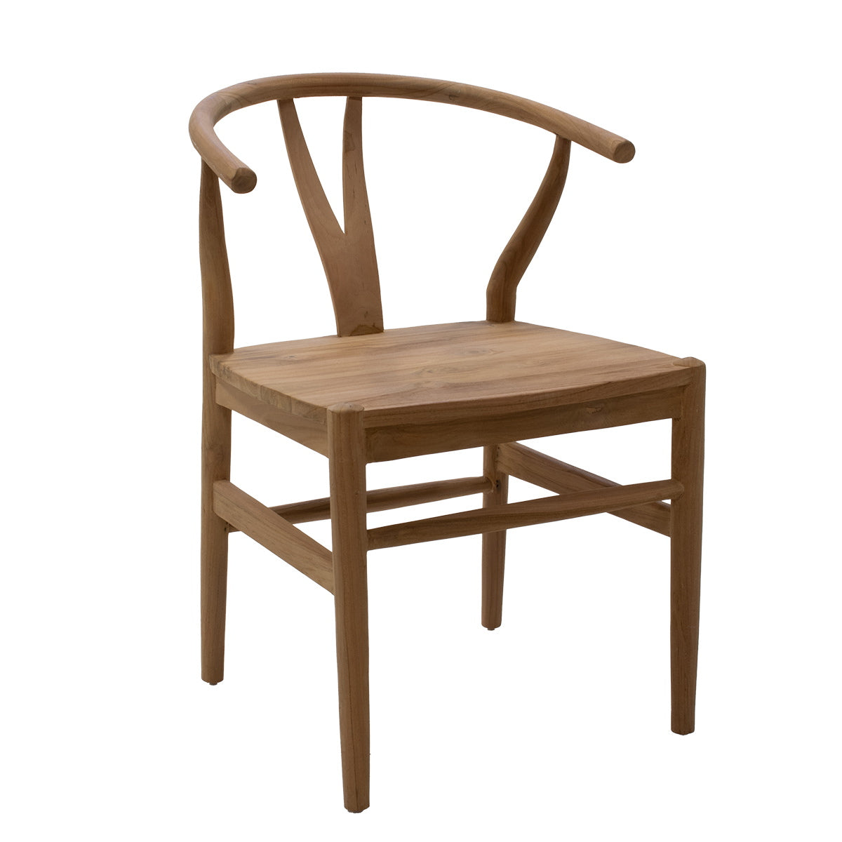 DÉJA Living Tuinstoel Skye - Naturel Teakhout - Zithoogte 47cm - Set v