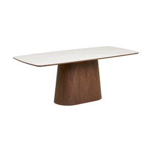 Artichok Nour houten eettafel met keramiek blad donkerbruin – 200 cm Artichok Nour houten eettafel met keramiek blad donkerbruin – 200 cm