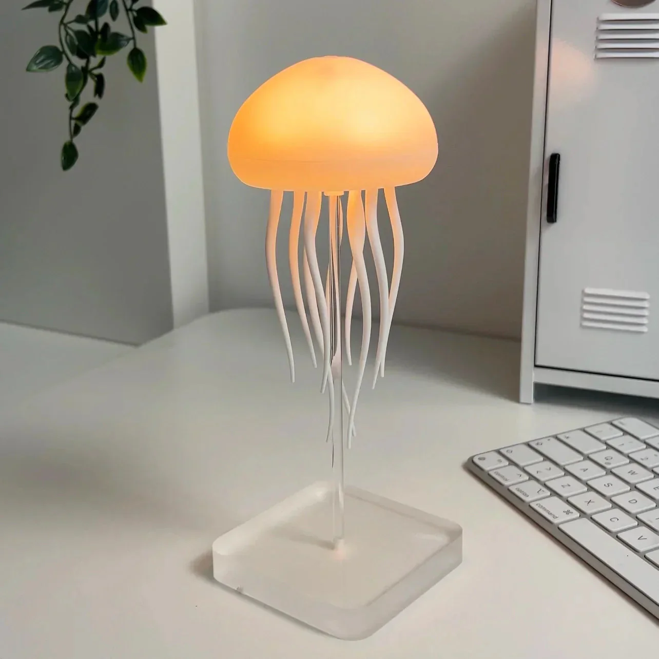 GlowWave – Slimme LED Quallenlamp Voor Relaxte Sfeer & Decoratie