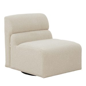 DÉJA Living Draaifauteuil Jules – Stof – Beige DÉJA Living Draaifauteuil Jules – Stof – Beige
