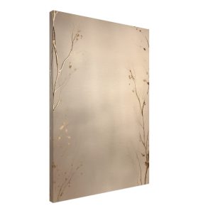 Artfulprints Canvas Abstract – Golden leafs canvas – 50×70 cm – beige Artfulprints Canvas Abstract – Golden leafs canvas – 50×70 cm – beige