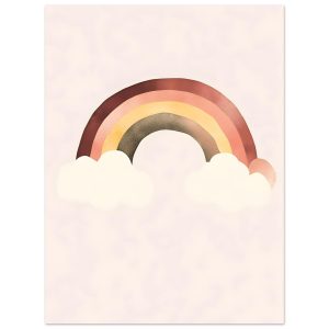 Artfulprints Poster Warme regenboog – 30×40 cm – Meerkleurig Artfulprints Poster Warme regenboog – 30×40 cm – Meerkleurig