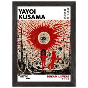 Artfulprints Poster met Lijst Yayoi Kusama – Dream lovers – A4 21×29.7 Artfulprints Poster met Lijst Yayoi Kusama – Dream lovers – A4 21×29.7