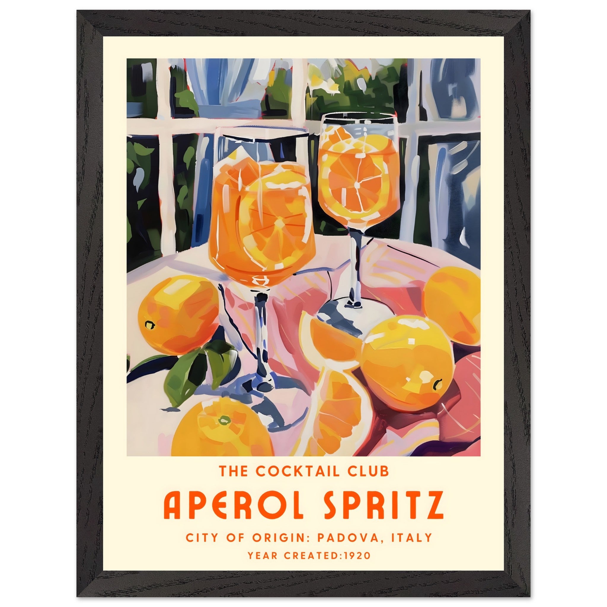 Artfulprints Poster met Lijst Aperol Spritz - The cocktail club II - 3