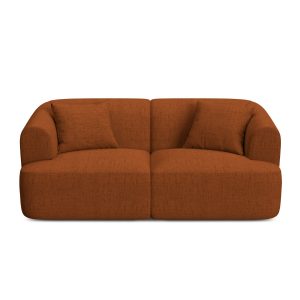 Cosmopolitan Design Modulaire bank Campi 2-zits, structurele stof baks Cosmopolitan Design Modulaire bank Campi 2-zits, structurele stof baks