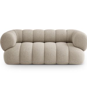 Cosmopolitan Design Bank Koge 2-zits, chenille donkerbeige – 95x180x70 Cosmopolitan Design Bank Koge 2-zits, chenille donkerbeige – 95x180x70