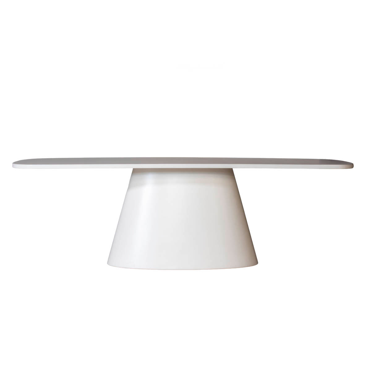 DÉJA Living Eettafel Falun - Deens Ovaal Beige Eco Composiet - 200cm