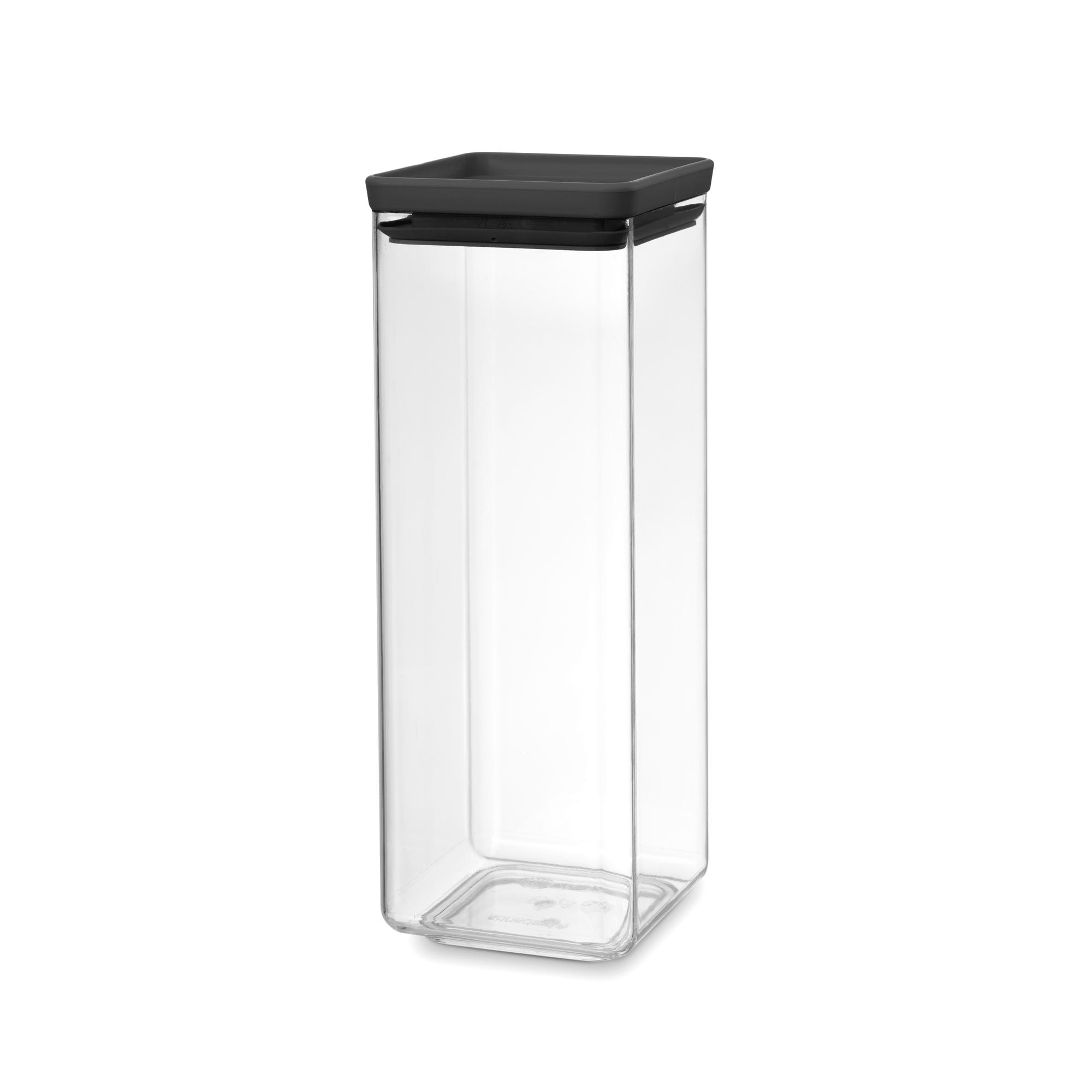Brabantia Voorraadbus stapelbaar, 2,5 liter, TASTY+ - Dark Grey