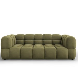 Cosmopolitan Design Bank Sky 3-zits, flueel, lichtgroen – 102x214x70cm Cosmopolitan Design Bank Sky 3-zits, flueel, lichtgroen – 102x214x70cm