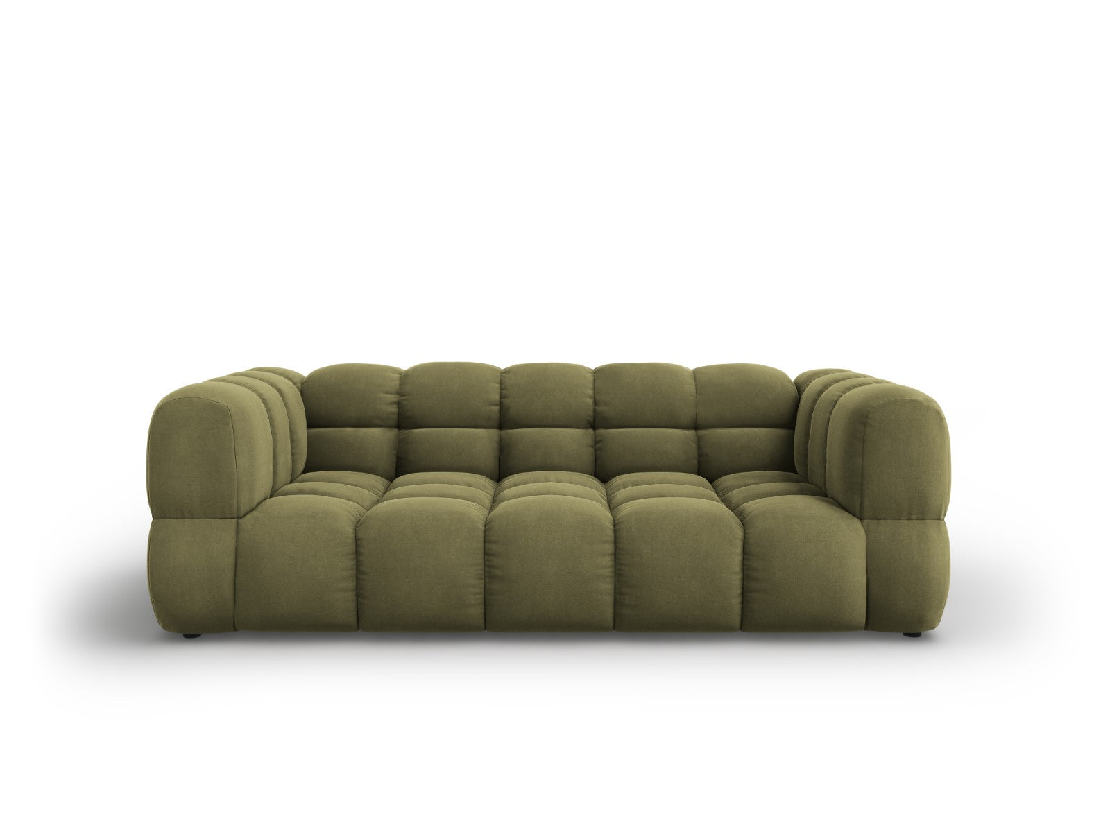 Cosmopolitan Design Bank Sky 3-zits, flueel, lichtgroen - 102x214x70cm
