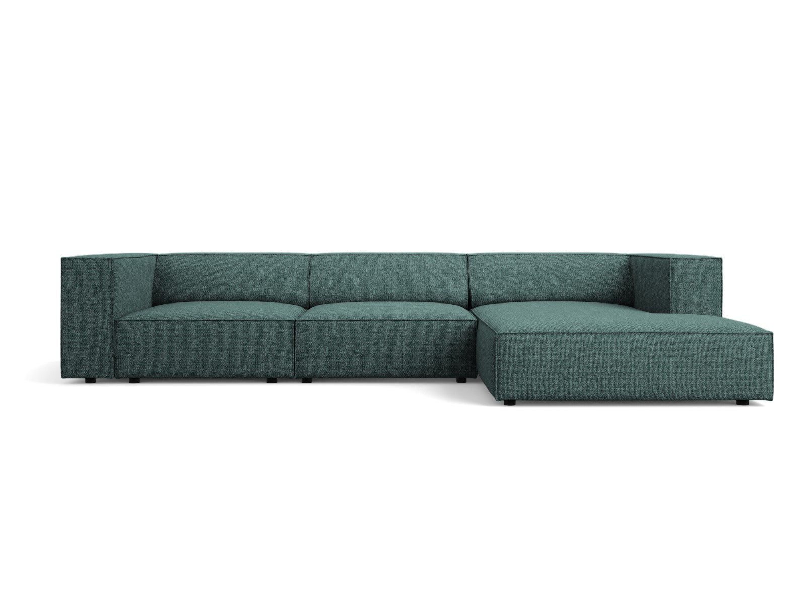 Cosmopolitan Design rechter hoekbank Arendal 4-zits, chenille, olie -