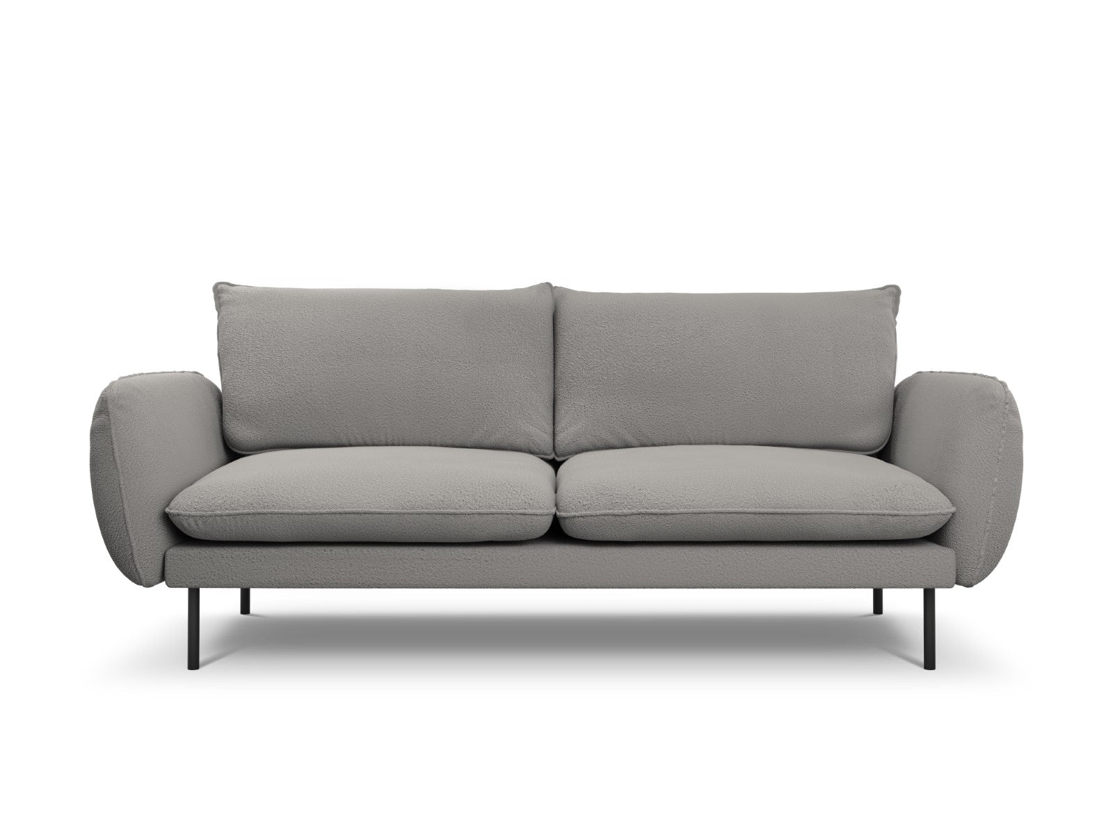 Cosmopolitan Design Bank Vienna 3-zits, boucle, grijs - 92x200x95cm