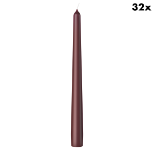 Bolsius gladde dinerkaarsen – bordeauxrood – 24,5 cm Bolsius gladde dinerkaarsen – bordeauxrood – 24,5 cm