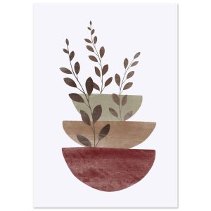 Artfulprints Poster Boho – Layered peace – A4 21×29.7 cm – Bruin Artfulprints Poster Boho – Layered peace – A4 21×29.7 cm – Bruin