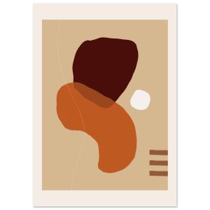 Artfulprints Boho wall art – Abstract earth poster A4 21×29.7 cm Artfulprints Boho wall art – Abstract earth poster A4 21×29.7 cm