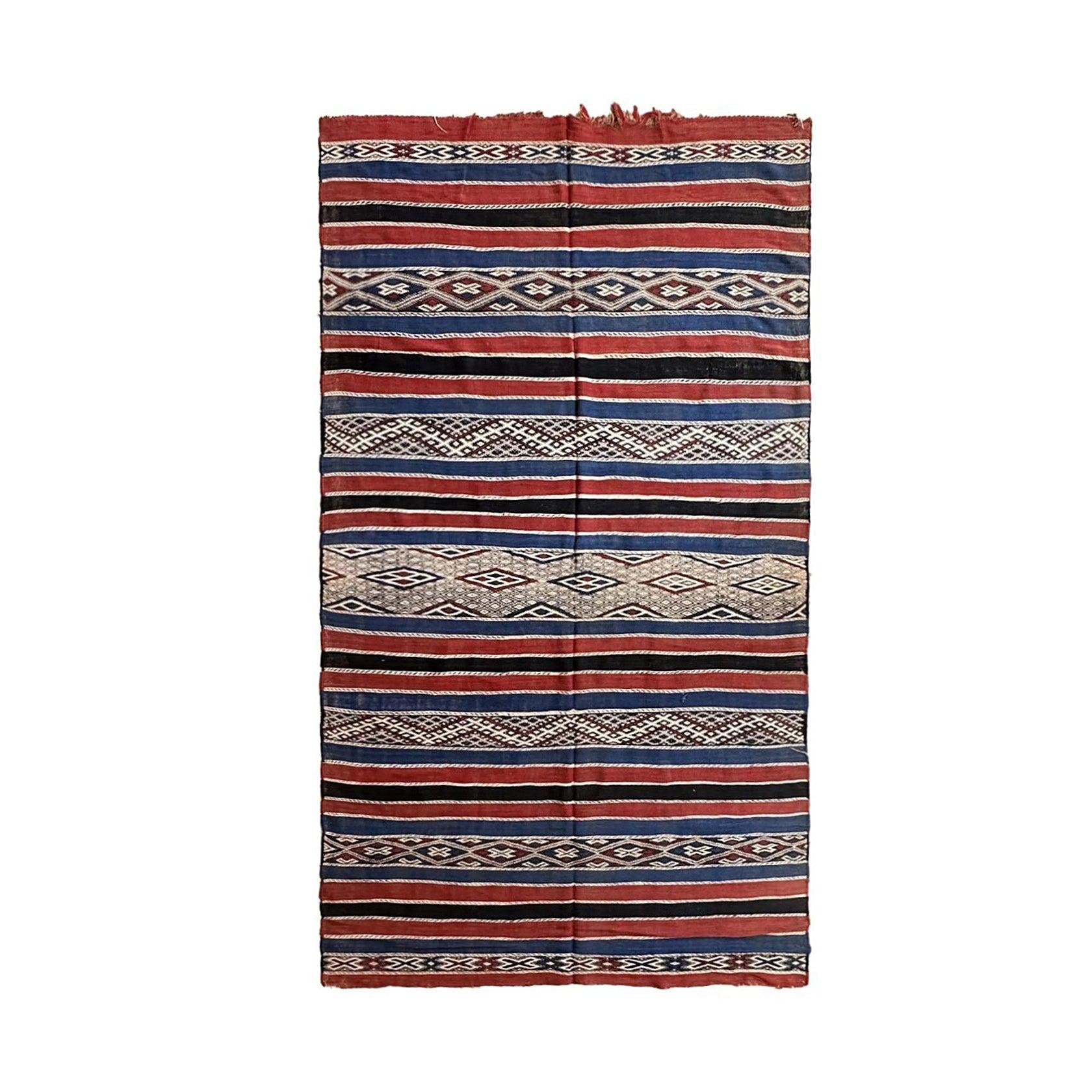 AFK Living vloerkleed Berber - handgemaakt - Wol- en katoenmix - 157 x