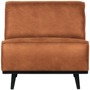 WOOOD 1-zits element Statement – Eco Leer – Cognac – 77x79x93 WOOOD 1-zits element Statement – Eco Leer – Cognac – 77x79x93