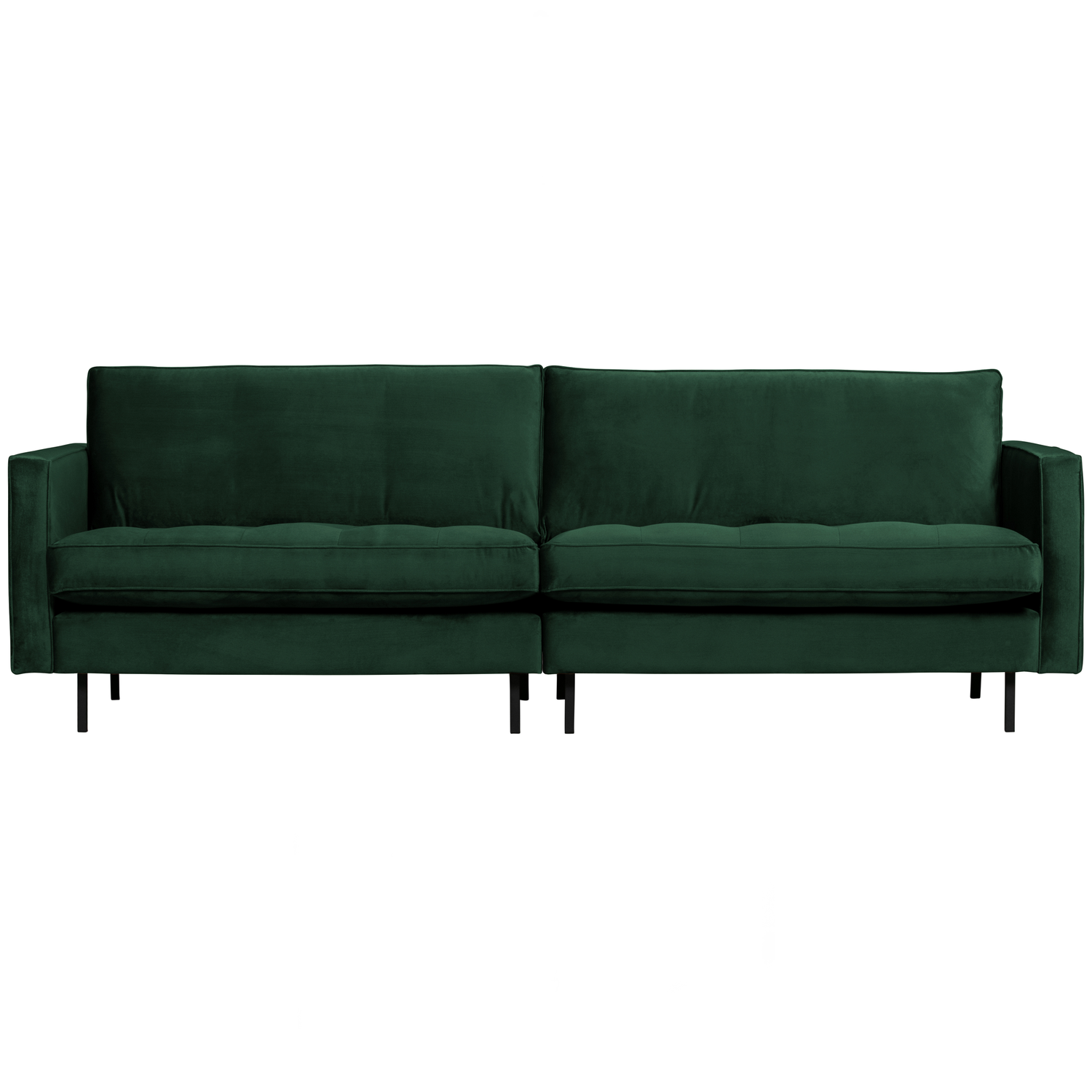 WOOOD classic 3-zits bank Rodeo - Velvet - Green forest