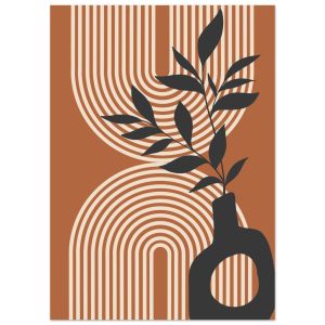 Artfulprints Poster Boho – Arched still life – 50×70 cm – Terracotta Artfulprints Poster Boho – Arched still life – 50×70 cm – Terracotta
