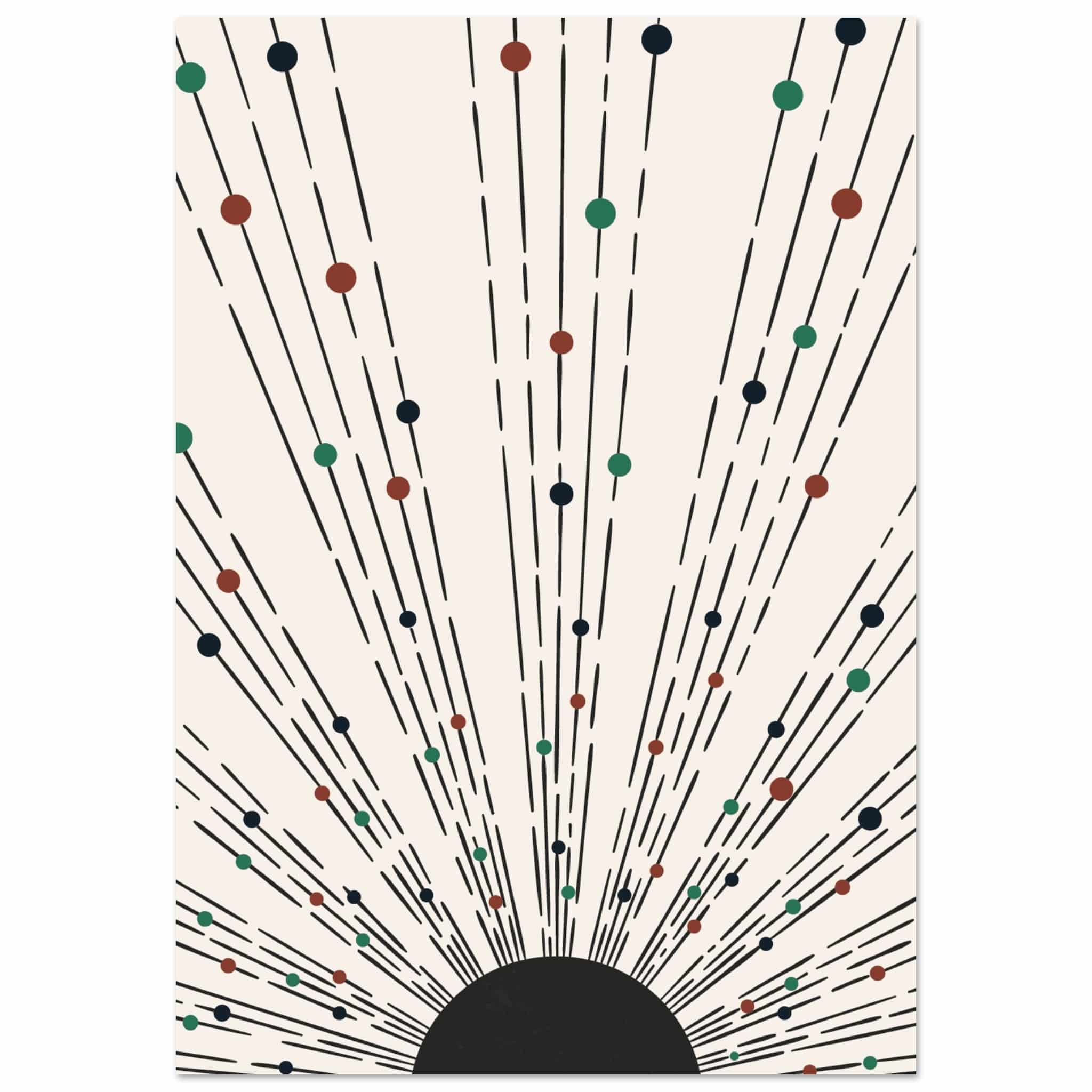 Artfulprints Poster Boho wall art - Boho arches II - 70x100 cm - Meerk