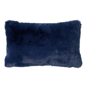 ZAYA – kussenhoes 30×50 cm – bontlook – Insignia Blue – blauw ZAYA – kussenhoes 30×50 cm – bontlook – Insignia Blue – blauw