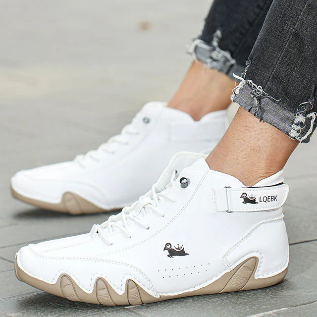 Comfortabele antislip en waterdichte leren trendy schoenen voor heren - Nathaniel - Afbeelding 3