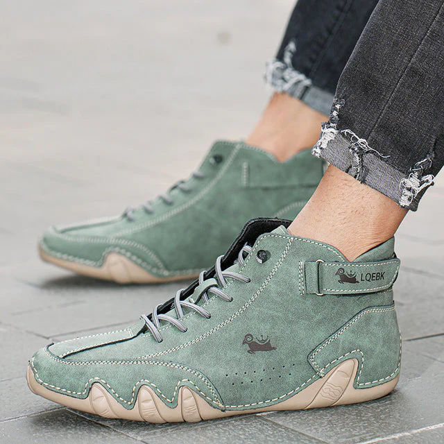 Comfortabele antislip en waterdichte leren trendy schoenen voor heren - Nathaniel - Afbeelding 2