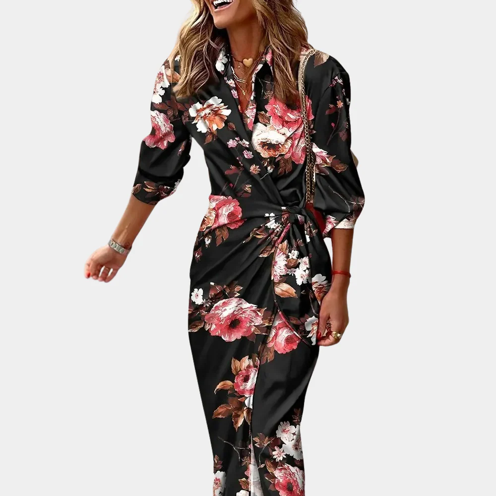 Andie – Kleurrijke zomerse maxi jurk